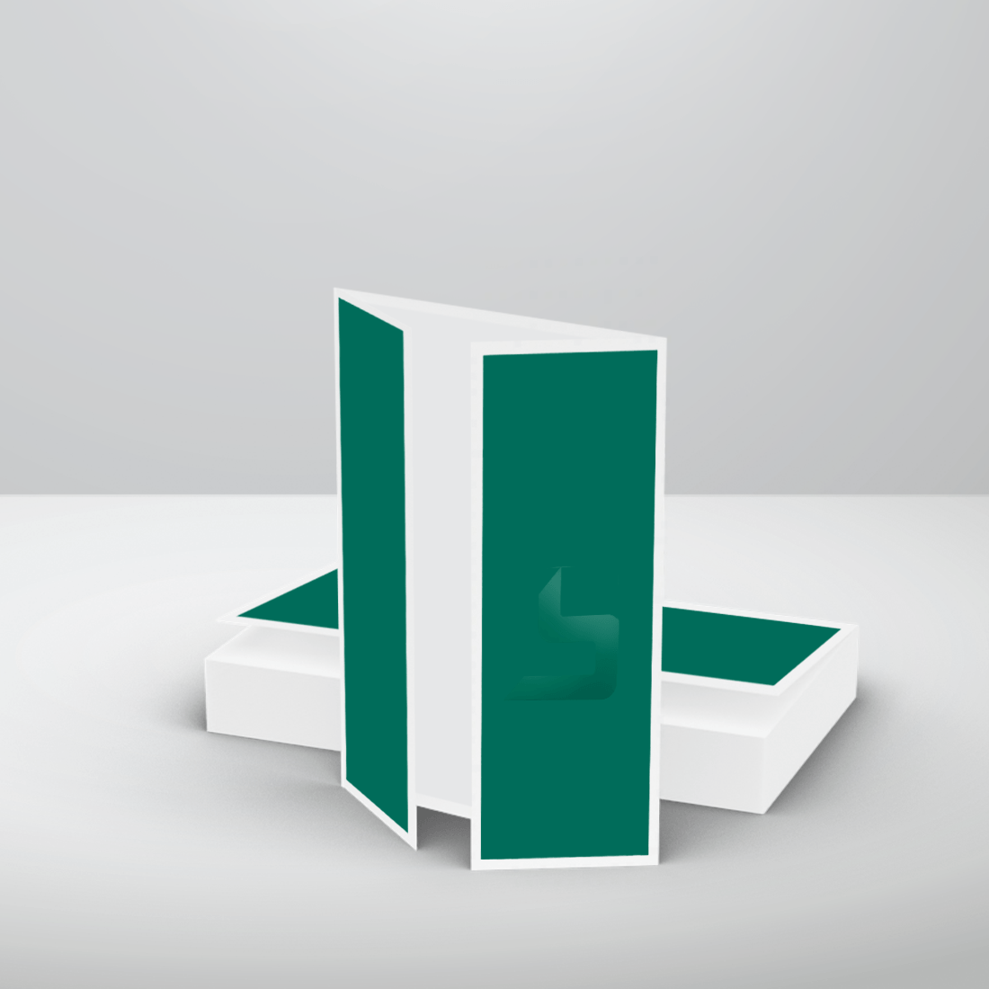 Zgibanka - 3D UV lakiranje - A5: 295x210 mm, zaprt 148x210 mm - Gate zgib